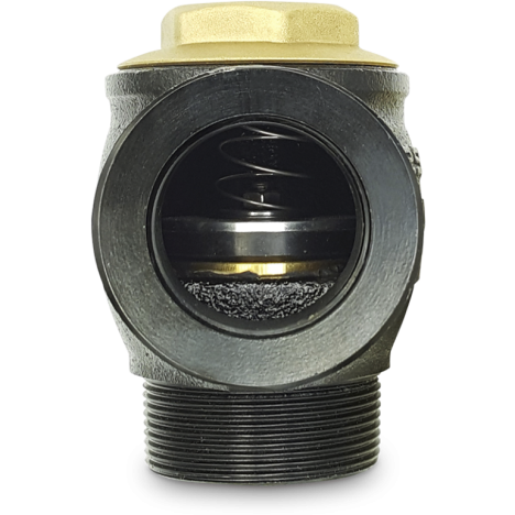 1 1½' ANGLE CHECK VALVE M2' or F1½' inlet · F1½' outlet