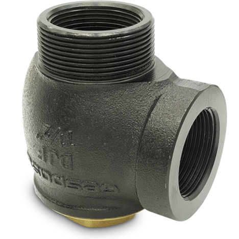 1 1½' ANGLE CHECK VALVE M2' or F1½' inlet · F1½' outlet